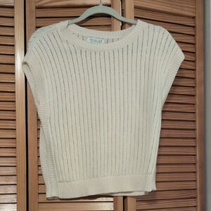 Rachel Zoe Ivory Knit Top